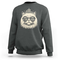 Dungeon Cat This Is An Outrage Sweatshirt Funny Princess Kitten - Wonder Print Shop