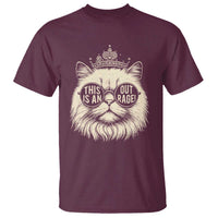 Dungeon Cat This Is An Outrage T Shirt Funny Princess Kitten - Wonder Print Shop