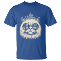 Dungeon Cat This Is An Outrage T Shirt Funny Princess Kitten - Wonder Print Shop