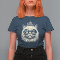 Dungeon Cat This Is An Outrage T Shirt For Women Funny Princess Kitten - Wonder Print Shop
