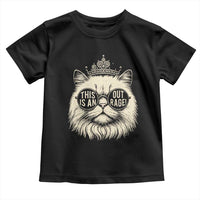 Dungeon Cat This Is An Outrage Toddler T Shirt Funny Princess Kitten - Wonder Print Shop