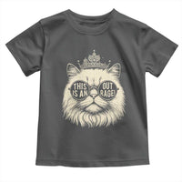 Dungeon Cat This Is An Outrage Toddler T Shirt Funny Princess Kitten - Wonder Print Shop