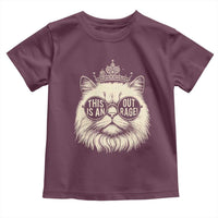 Dungeon Cat This Is An Outrage Toddler T Shirt Funny Princess Kitten - Wonder Print Shop