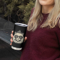 Dungeon Cat This Is An Outrage Tumbler Cup Funny Princess Kitten - Wonder Print Shop