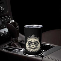 Dungeon Cat This Is An Outrage Tumbler Cup Funny Princess Kitten - Wonder Print Shop