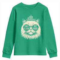 Dungeon Cat This Is An Outrage Youth Sweatshirt Funny Princess Kitten - Wonder Print Shop
