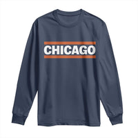 Chicago Long Sleeve Shirt Classic Retro City Illinois IL Lake Michigan Midwest Pride - Wonder Print Shop
