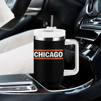 Chicago Tumbler With Handle Classic Retro City Illinois IL Lake Michigan Midwest Pride - Wonder Print Shop