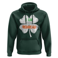Funny Irish St Patrick's Day I Am The Redhead Hoodie Vintage Clover Shamrock