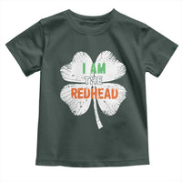 Funny Irish St Patrick's Day I Am The Redhead Toddler T Shirt Vintage Clover Shamrock