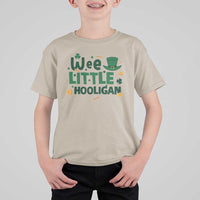 Funny St Patrick's Day Wee Little Hooligan T Shirt For Kid Shamrock