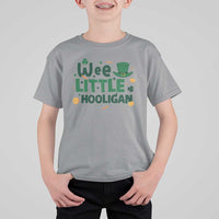 Funny St Patrick's Day Wee Little Hooligan T Shirt For Kid Shamrock