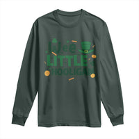 Funny St Patrick's Day Wee Little Hooligan Long Sleeve Shirt Shamrock