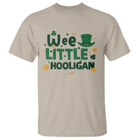 Funny St Patrick's Day Wee Little Hooligan T Shirt Shamrock
