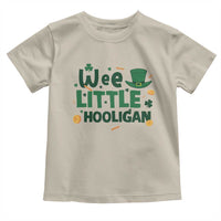 Funny St Patrick's Day Wee Little Hooligan Toddler T Shirt Shamrock