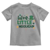 Funny St Patrick's Day Wee Little Hooligan Toddler T Shirt Shamrock