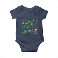 Funny Wee Little Hooligan Baby Onesie St Patrick's Day Shamrock Rainbow