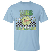 Funny St Patrick's Day Wee Little Hooligan T Shirt Retro Groovy Clover