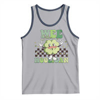 Funny St Patrick's Day Wee Little Hooligan Tank Top Retro Groovy Clover
