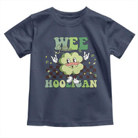 Funny St Patrick's Day Wee Little Hooligan Toddler T Shirt Retro Groovy Clover
