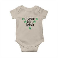 Funny Irish Heritage Baby Onesie A Wee Bit Irish St Patrick's Day Shamrock