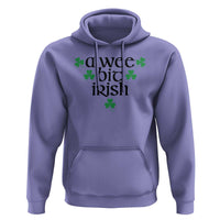 Funny Irish Heritage Hoodie A Wee Bit Irish St Patrick's Day Shamrock