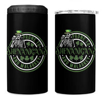 Funny Irish Prone To Shenanigans And Malarkey St Patrick's Day 4 in 1 Can Cooler Tumbler Skeleton Beer Drinking - Wonder Print Shop