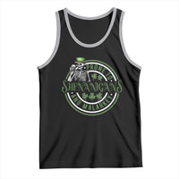 Funny Irish Prone To Shenanigans And Malarkey St Patrick's Day Tank Top Skeleton Beer Drinking