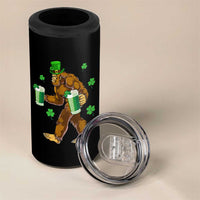 Funny Bigfoot St Patrick's Day Irish Beer Drinking 4 in 1 Can Cooler Tumbler - Wonder Print Shop