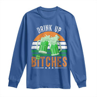 Funny St Patrick's Day Irish Beer Drinking Long Sleeve Shirt Drink Up Bitches Beer Mug