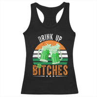 Funny St Patrick's Day Irish Beer Drinking Racerback Tank Top Drink Up Bitches Beer Mug