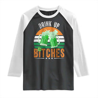 Funny St Patrick's Day Irish Beer Drinking Raglan Shirt Drink Up Bitches Beer Mug