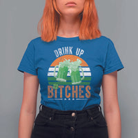 Funny St Patrick's Day Irish Beer Drinking T Shirt For Women Drink Up Bitches Beer Mug