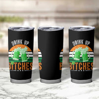 Funny St Patrick's Day Irish Beer Drinking Tumbler Cup Drink Up Bitches Beer Mug - Wonder Print Shop