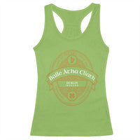 Dublin Ireland Racerback Tank Top Baile Atha Cliath Land Of The Free Since 1916