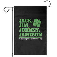 Funny St Patricks Day Irish Fathers Jack Jim Johnny Jameson Garden Flag