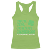 Funny St Patricks Day Irish Fathers Jack Jim Johnny Jameson Racerback Tank Top