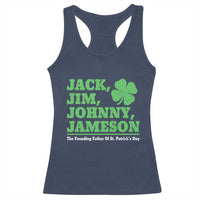 Funny St Patricks Day Irish Fathers Jack Jim Johnny Jameson Racerback Tank Top