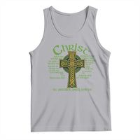 Christ St Patrick Pray For Us Christian Catholic Religious Celtic Cross Tank Top