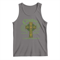 Christ St Patrick Pray For Us Christian Catholic Religious Celtic Cross Tank Top