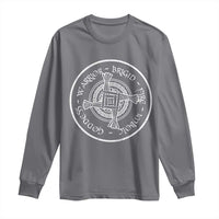 St Brigids Day Long Sleeve Shirt Warrior Brigid Fire Imbloc Goddess Gaelic Willow Cross