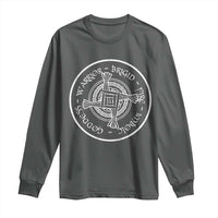 St Brigids Day Long Sleeve Shirt Warrior Brigid Fire Imbloc Goddess Gaelic Willow Cross