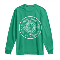 St Brigids Day Long Sleeve Shirt Warrior Brigid Fire Imbloc Goddess Gaelic Willow Cross