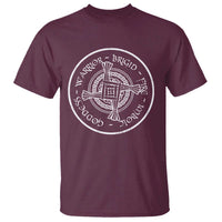 St Brigids Day T Shirt Warrior Brigid Fire Imbloc Goddess Gaelic Willow Cross