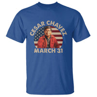 Cesar Chavez Day T Shirt March Holiday Hispanic Heritage American Flag