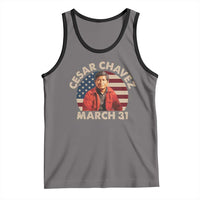 Cesar Chavez Day Tank Top March Holiday Hispanic Heritage American Flag
