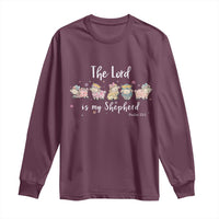 The Lord Is My Shepherd Long Sleeve Shirt Christian Easter Day Religious Sheep