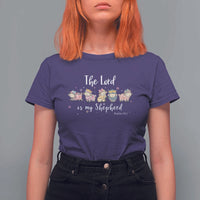 The Lord Is My Shepherd T Shirt For Women Christian Easter Day Religious Sheep