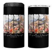 He Is Not Here He Has Risen 4 in 1 Can Cooler Tumbler Christian Easter Religious Bible Verse