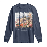 He Is Not Here He Has Risen Long Sleeve Shirt Christian Easter Religious Bible Verse